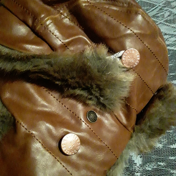 GongShow Faux Leather/Fur Trapper Winter Hat - Picture 13 of 16